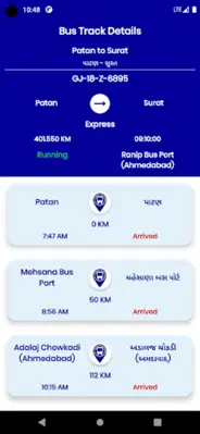 Track GSRTC Bus android App screenshot 10