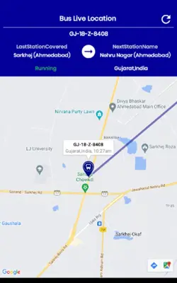 Track GSRTC Bus android App screenshot 1